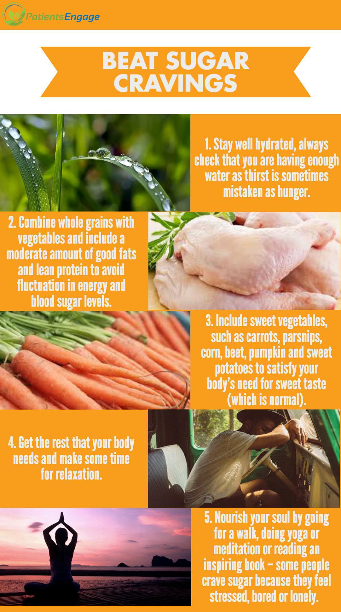 How To Beat Sugar Cravings INFOGRAPHIC PatientsEngage